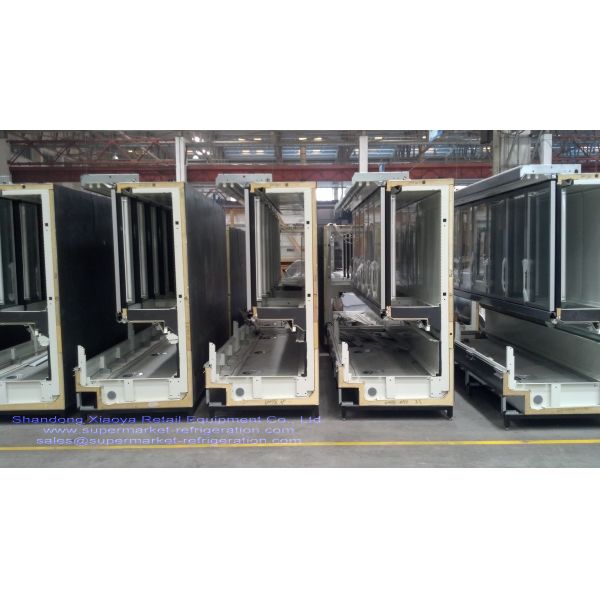 Combination supermarket refrigerator and freezer - St. Pawl