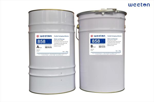 858A 858B Two-Component Solventless Adhesive Flexible Packaging Adhesive Saving