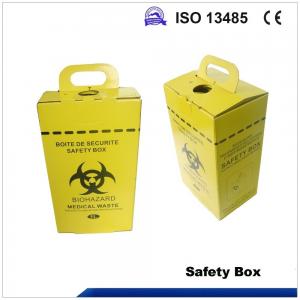 Best 5L Safety box, Disposable Medical Cardboard Safety Box, Safety Box For Syringe,Needles and sharps, 5 Liters wholesale