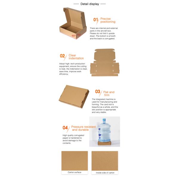 Full Color Printed Custom Mailer Box Corrugated Packaging Box For Shipping
