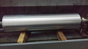 Best Non - Ferrous Metal / Leatheroid / Leather Embossing Rolls , Knurled Rollers wholesale