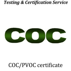 Best Saudi Arabia COC Certification Electrical Middle East Certification wholesale