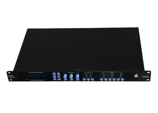 Cheap 3 Input 6 Output Powered Line Array Speakers Digital Processor / 984ms Delay for sale