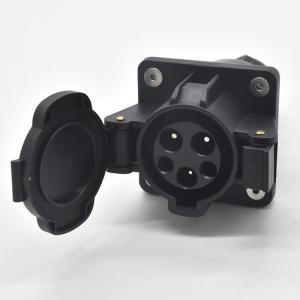 China SAE J1772 16/32A Type 1 Socket Inlet for Level 1 and Level 2 Chargers of J1772 Vehicle Side EV Connector Socket on sale