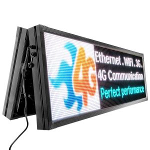 IP65 Waterproof Pole LED Display Window Showing Advertising Signs