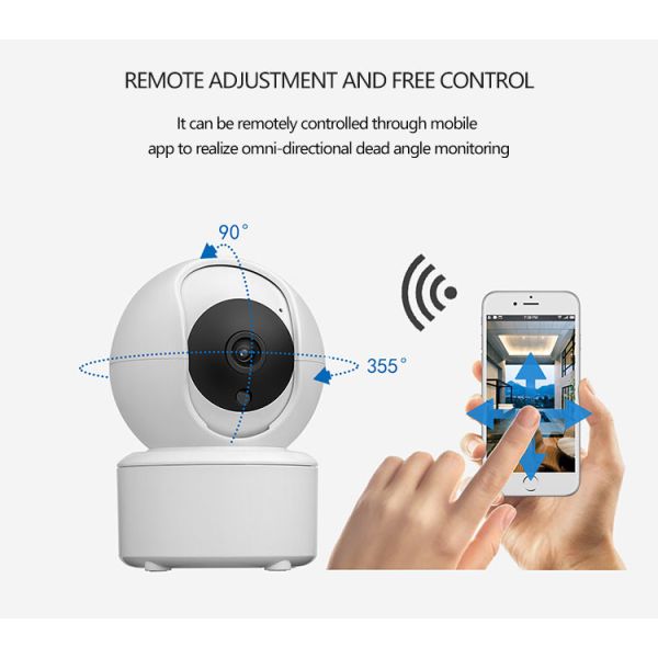 3MP Auto Tracking Smart Wireless Wifi Camera With Infrared Night Vision