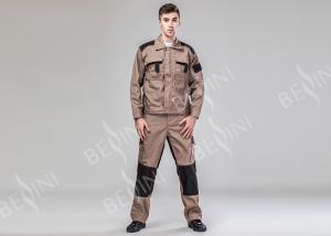 Best Durable Polycotton Blended Protective Safety Clothing Contrast Jacket Trousers Suit wholesale