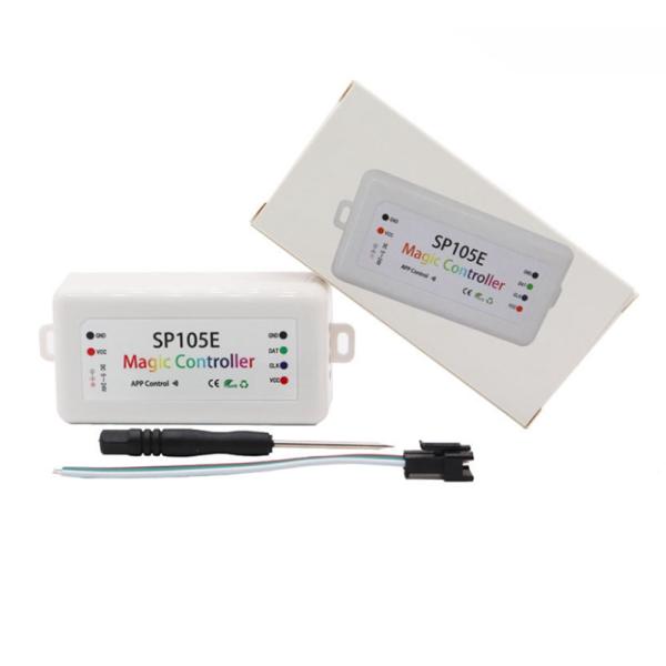 Cheap 3 Channels Magic LED SP105E Controller Bluetooth App Control for sale