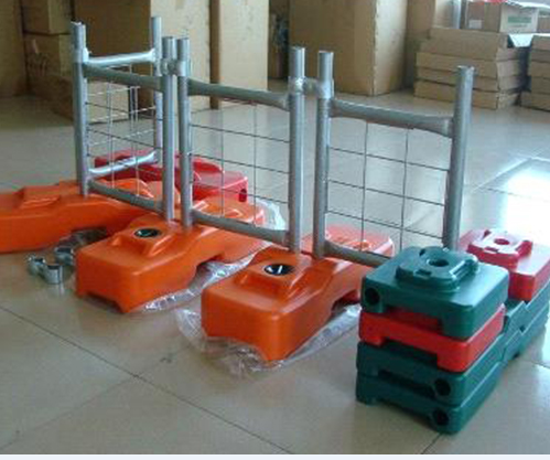 Construction Welded Wire Mesh Security Fence 2400mm Length 2100mm Height