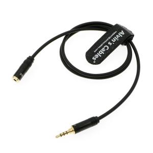 Best 3.5mm TRRS Audio Cable Straight Male To Straight Female Extension Cord For Sony FX6 For Home Stereo Headphones 70cm wholesale