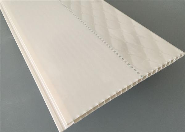 Cheap Side Silver Printing PVC Ceiling Tiles / Plastic Coated Ceiling Tiles Durable for sale