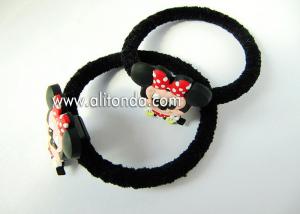 Best Custom and wholesale black cartoon animal kids hair decorations cute christmas hair bow wholesale