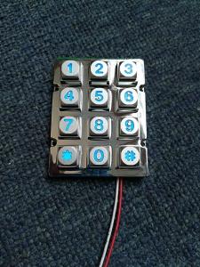 Best 24V Higher quality customized led color back lighted die casting numeric keypads for access control systems wholesale