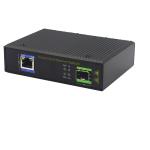 LED Indicators Gigabit Ethernet Network Switch 1 UTP Port Redundant Inputs