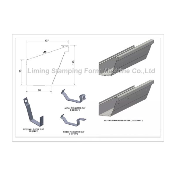 Galvanized Gutter Making Machine