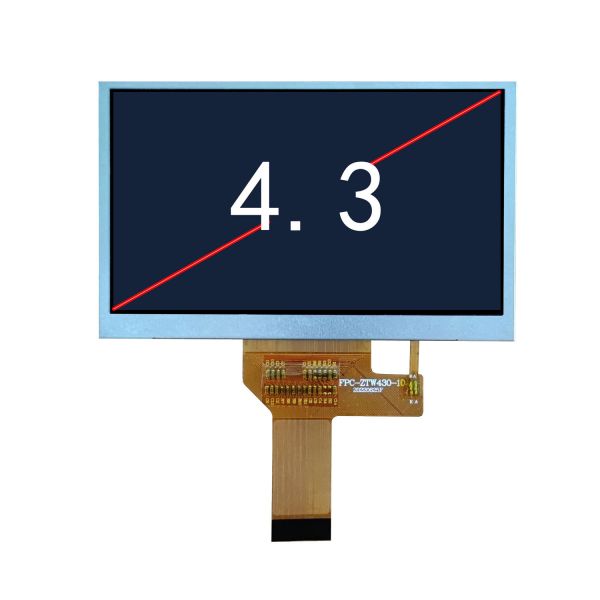 4.3 inch TFT display module, 1280x800 resolution, LVDS interface,view angle is ALL, LVDS interface,