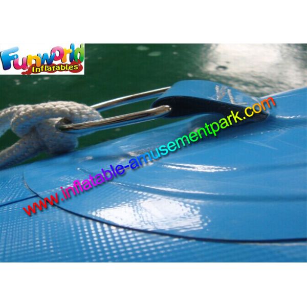 Custom Inflatable Water Toys Crazy UFO Water Towable Tube , Waterproof