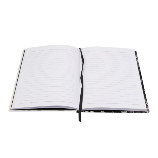 Hard Back Personalised A5 Notepads Pages Ruled Black Custom Printing