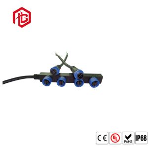 Best Nylon F Shape PA66 M15 Multi Pin Connectors Waterproof wholesale