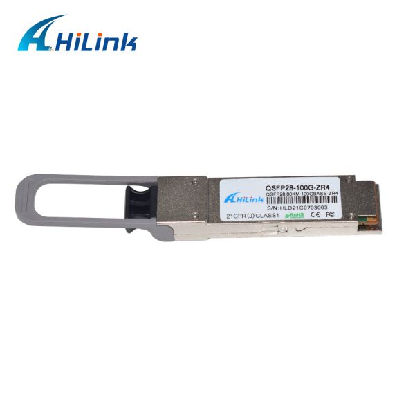 QSFP28 100G ZR4 Optical Transceiver Module 80KM SMF With FEC Dual LC For Ethernet Links