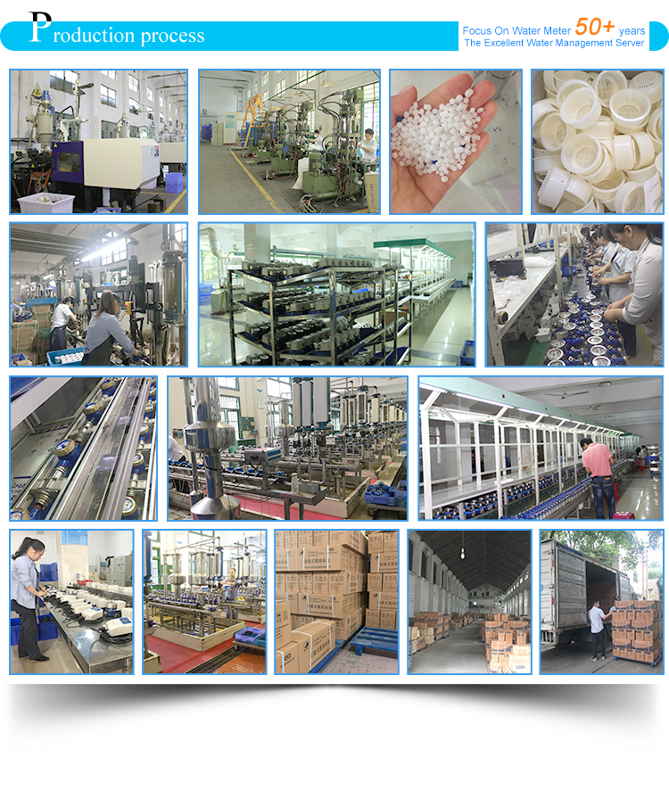 Wireless Automatic Digital Water Meter Domestic LORA Cold Water Flow Meter Remote Reading Horizontal OEM Customizable