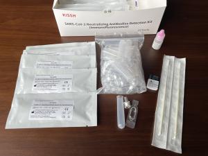China SARS-CoV-2 Antigen Detection Kit Rtk Saliva Accuracy Delta Variant Detection on sale