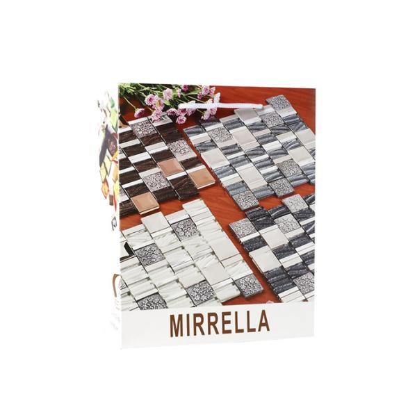 Offset Printed Paper Bags Colorful 210gsm C1s Art Paper With Ivory Board