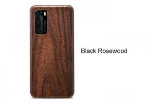 Best Natural Scratch Resistant Engraved Wooden Phone Case For Huawei P40 wholesale
