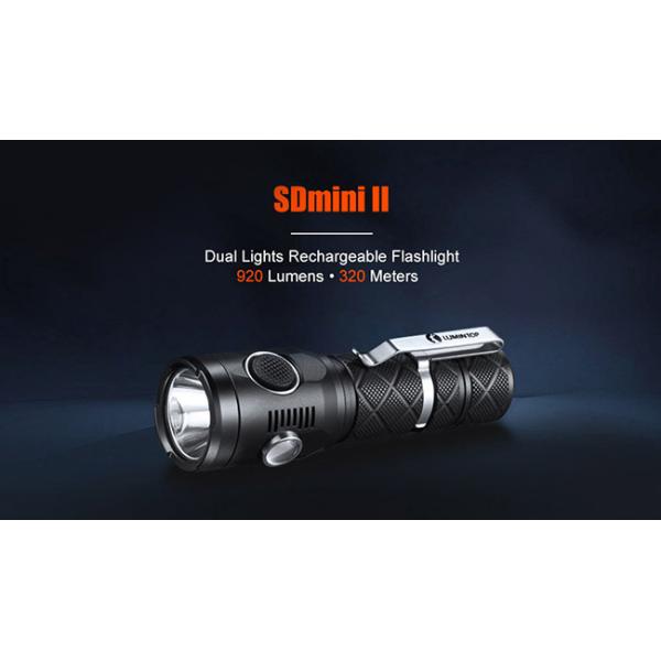 Outdoor Rechargeable LED Flashlight With Cree Head Light / Side Light
