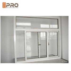 Best Powder Coated Office Interior Aluminium Sliding Windows Customized Size sliding window profile mechanism sliding window wholesale