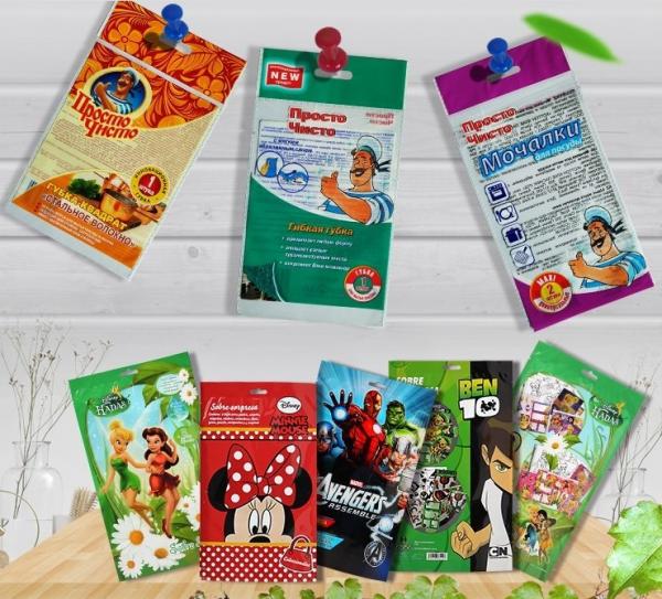 UK Toy Packaging CMYK Glossy Printing Euro Hang Hole Plastic Bag