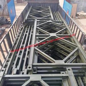 China Modular Bailey Bridge Panel , Bailey Bridge Components S355JR Or ASTM A572 Equivalent Mechanical Performance on sale