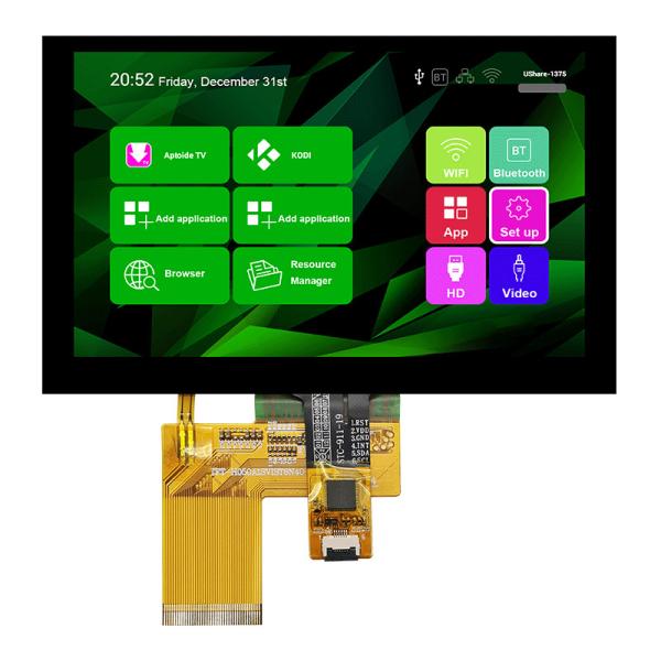 Cheap 5.0-inch Color Capacitive Touch IPS TFT LCD/800x480 Full Viewing Angle TFT Display/RGB Interface/STM32/RK Series/ST7262 for sale