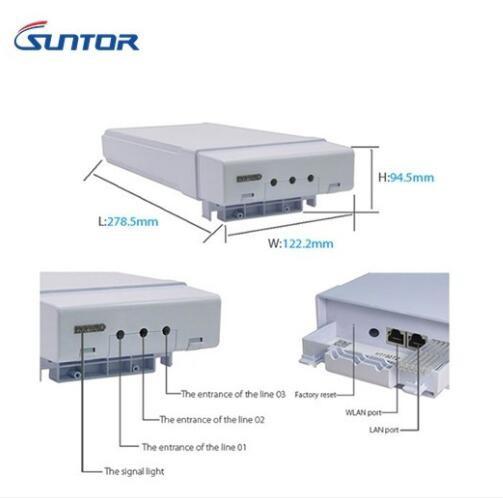 Cheap ​5.8G Short Range Wireless Ethernet Bridge Weatherproof For PTP PTMP IP Transmitting for sale