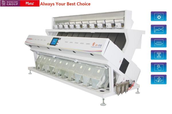 Cheap Chickpea Soybean Ground Nut Sorting Machine Optical 10 Chute for sale