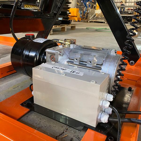 4000kg Single Scissor Platform Lift Table Max Height 1400mm