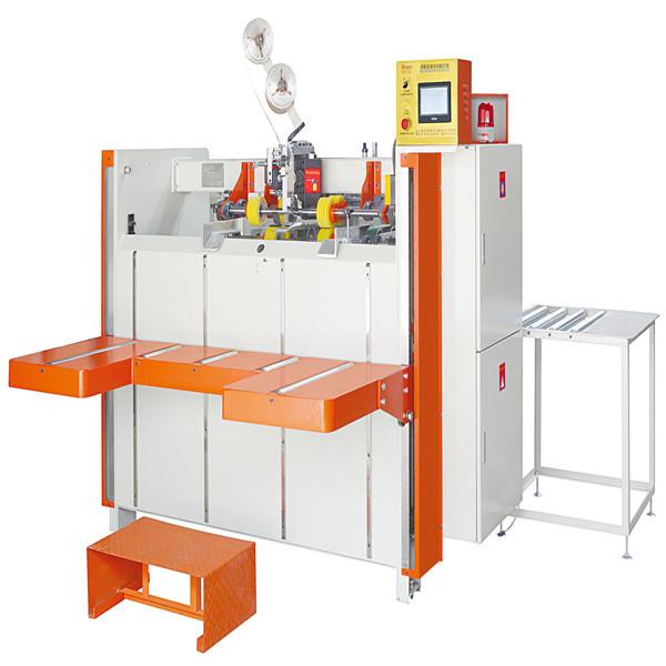 Cheap 3mm Cardboard Semi Automatic Stitcher With Counting And Stacking Function for sale