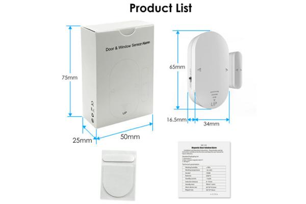Door and Window Alarm for Home Wireless Alarm Security System Magnetic Alarm Sensor