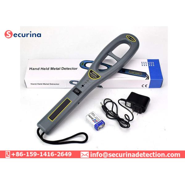 Vibration Alarming 40hrs 60mm Pin Portable Security Wand 22KhZ GC-101H