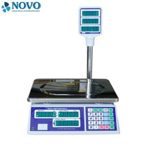 China Tare Function Digital Pricing Scale 350 Mm Pan APD-J08 Dual Side LED Display on sale