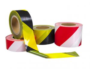 China OEM 3 Inch X 1000 Feet PE Plastic Barrier Tape Warning Tape Customized Logo on sale