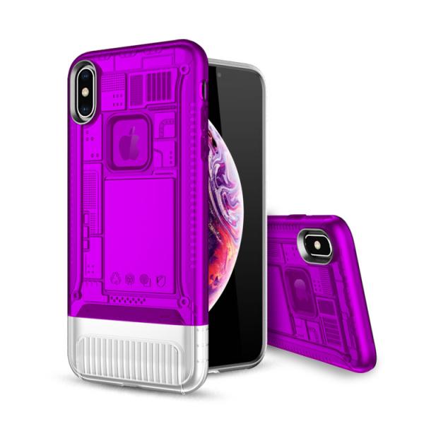 Color Transparent Polar Light PC TPU Protective Case Back Cover For Oppo A3S/A5 A71 A83 F7 F5 F9 A39/A57