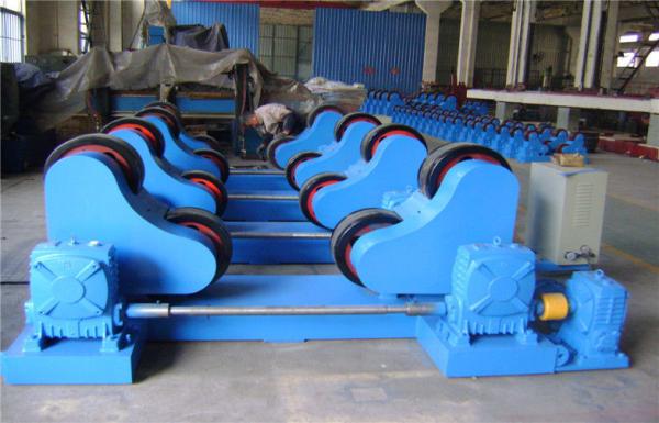 Self Aligning Pipe Welding Rollers With Delta Inverter Control Linear Speed From