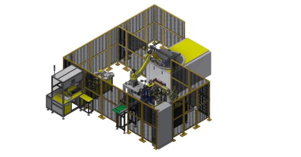 Cheap Automated Loading And Unloading And Labeling Equipment For Injection Molding Of Clip End Of ECG Lead Wires for sale