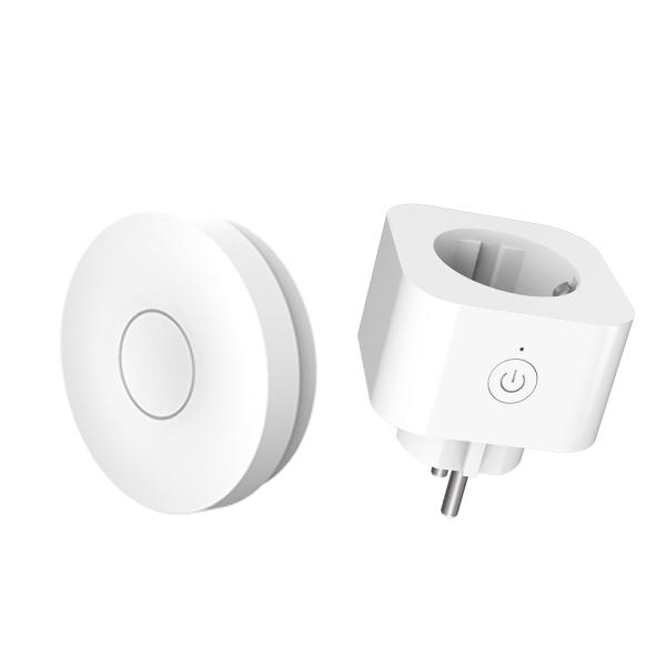 SIXWGH Remote Control Lamp Socket Electronic EU Plug Waterproof Kinetic Energy Switch