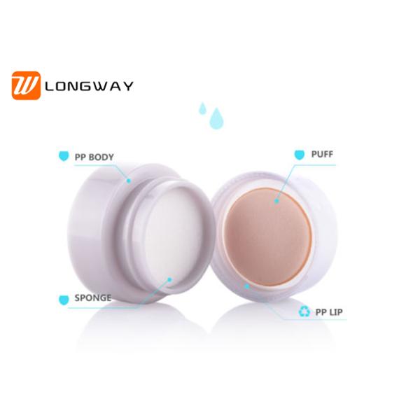 Plastic PP Empty Cushion Compact Case For Cosmetic Packaging 5G Capacity