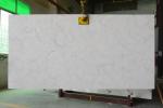 White Carrara Artificial Quartz Stone Kitchen Countertop with Antifouling