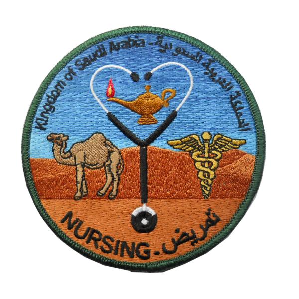 Hook And Loop PMS Embroidered Military Patches For Clothing