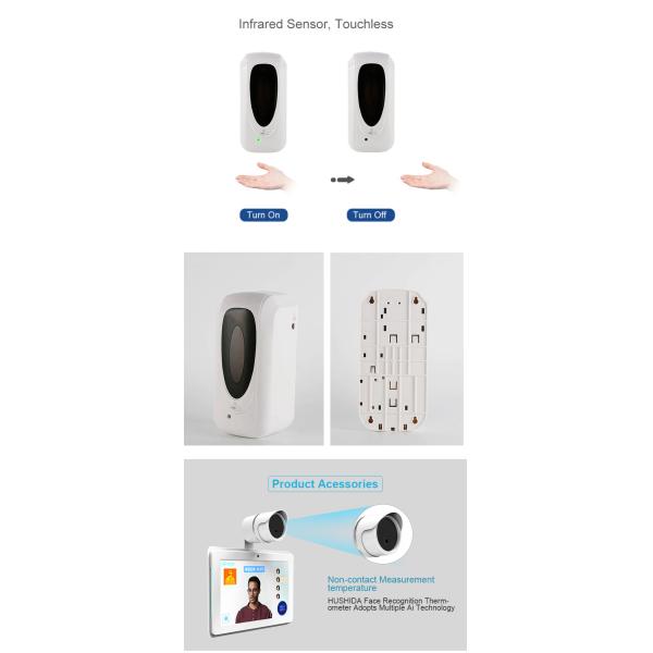 10.1" Temp Screening 1000ml Automatic Hand Sanitizer Dispenser