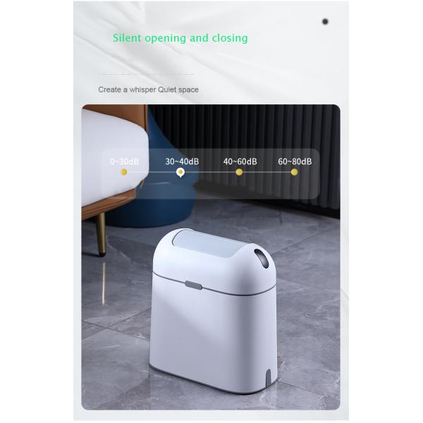 Garbage Bucket Waterproof Smart Waste Containers Smart Sensor Trash Can with Sensor